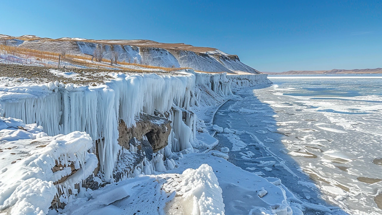 Tierra del Fuego Enfrenta Temperaturas Extremas que Congelam o Mar e Transformam a Paisagem